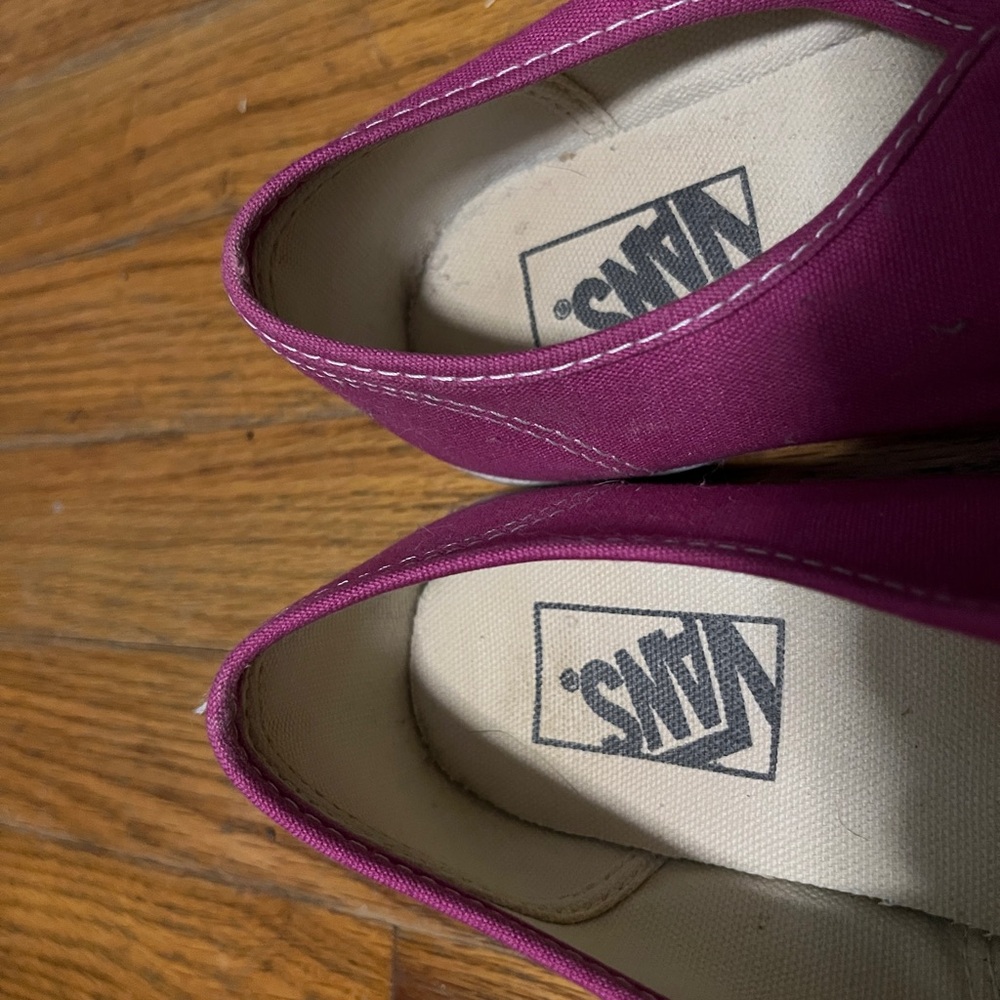 Vans Pink Canvas Sneakers - Picture 7 of 7